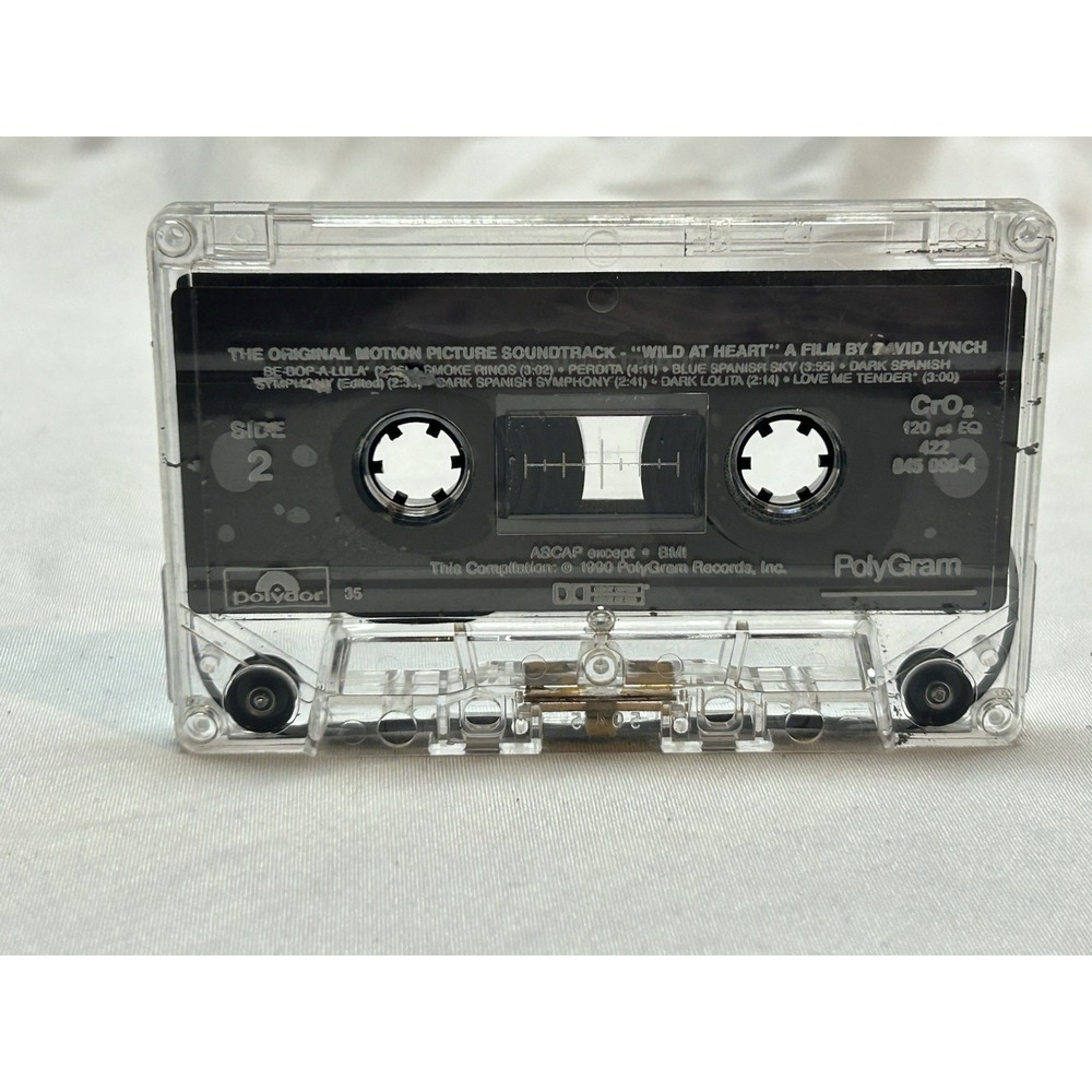 David Lynch's Wild at Heart Motion Picture Soundtrack Cassette 1990 - Picture 5 of 7